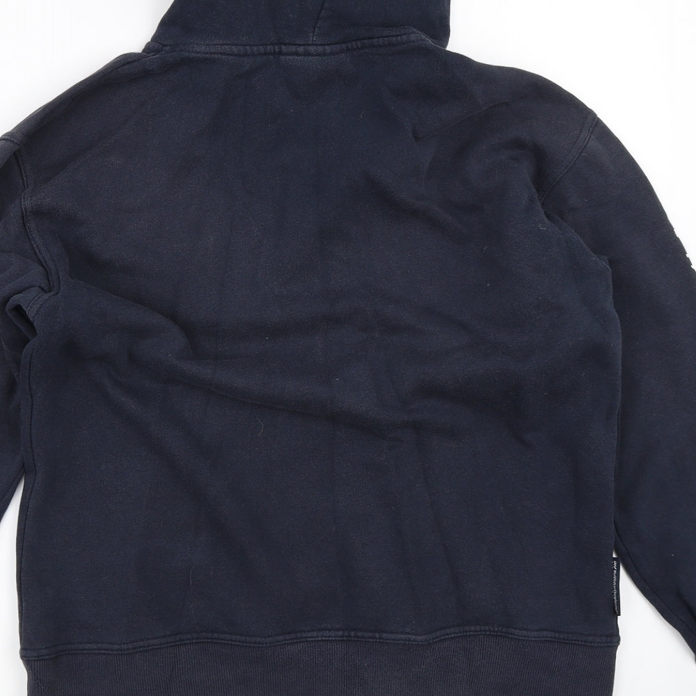 Preworn Womens Blue Pullover Hoodie Size S - world indoor championships 2018