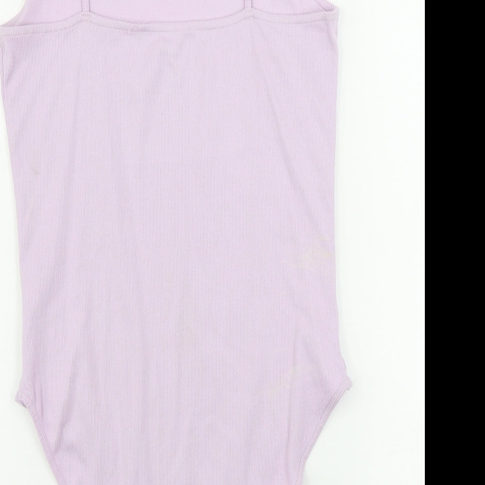 George Womens Purple Bodysuit One-Piece Size 18