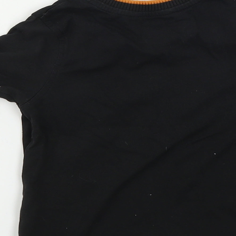 George Boys Black Basic T-Shirt Size 2-3 Years