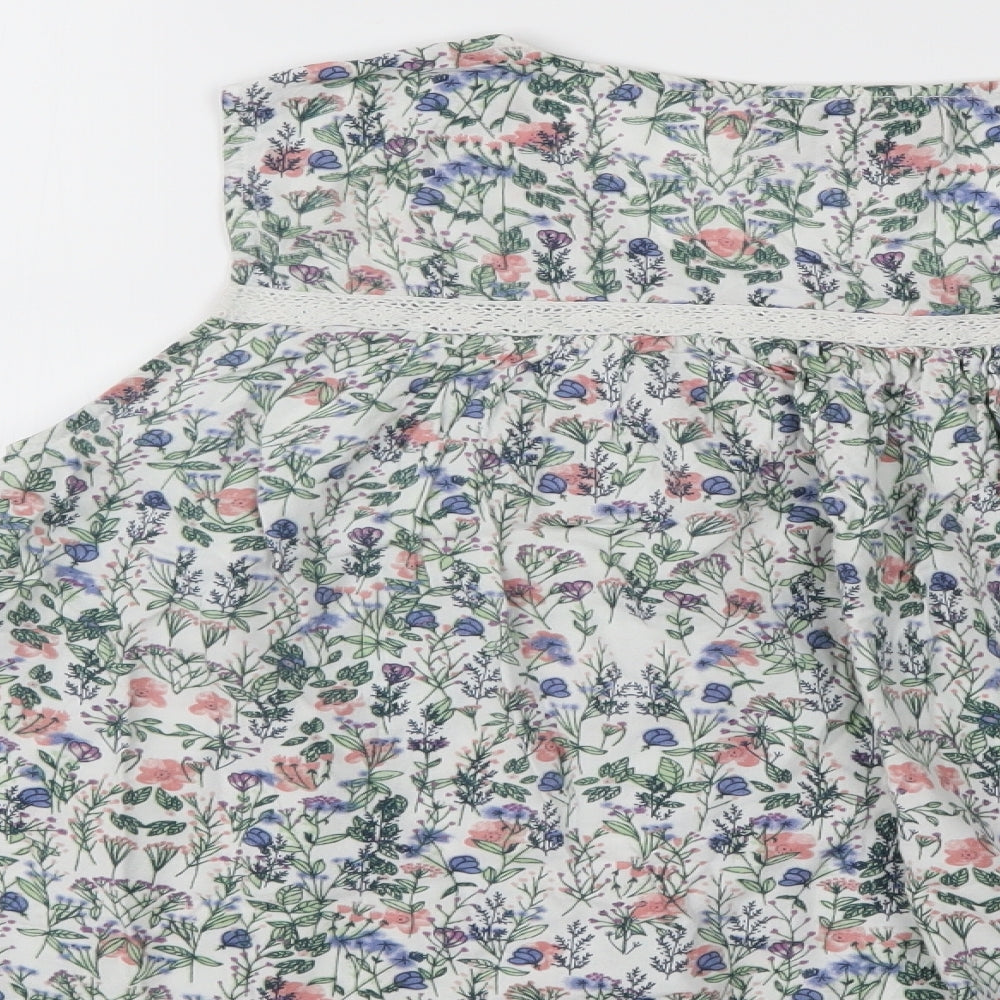 Fairy Dust Womens Multicoloured Floral Babydoll Pyjama Set Size M