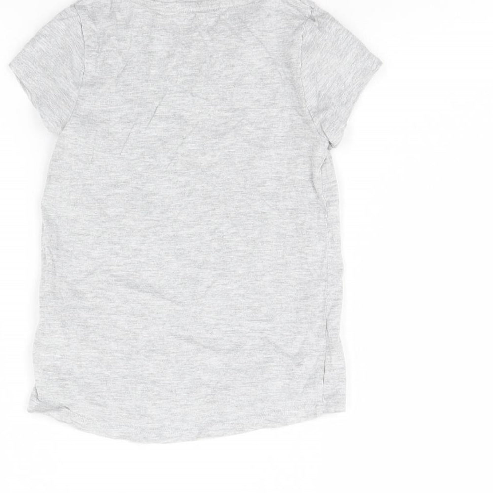 F&F Girls Grey Basic T-Shirt Size 2 Years