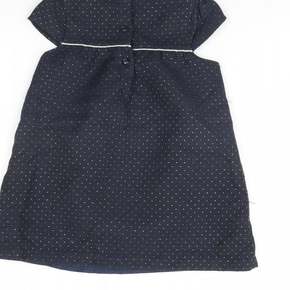 Young Dimension Girls Blue Polka Dot Mini Size 2 Years