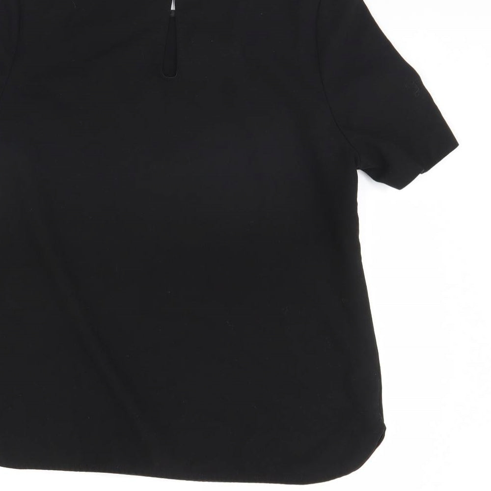 TU X gok wan Womens Black Basic Blouse Size 12
