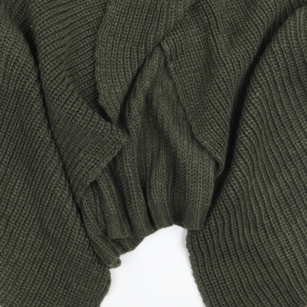 Misspap Womens Green Pullover Jumper Size M