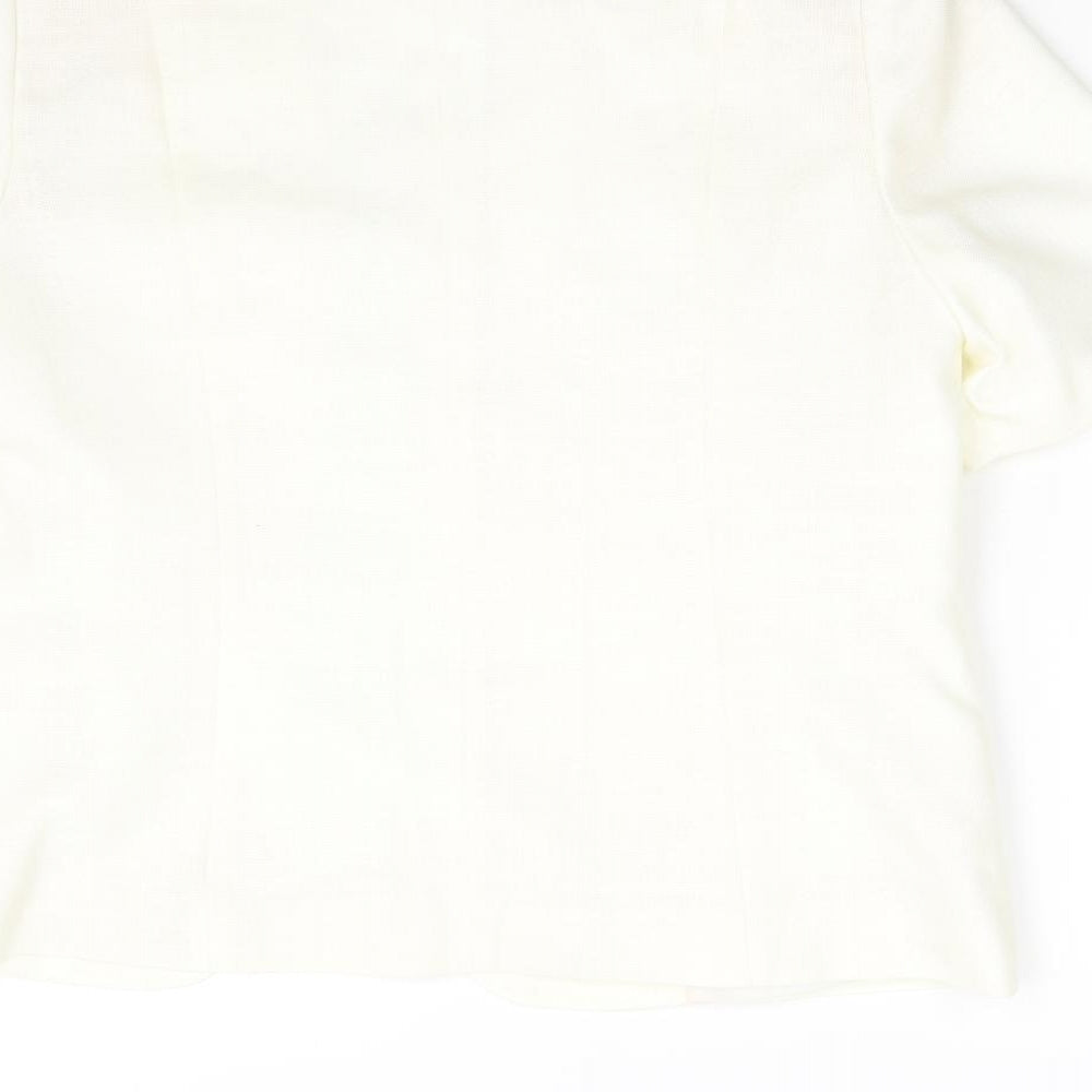 Selfridges Womens Ivory Jacket Suit Jacket Size 14