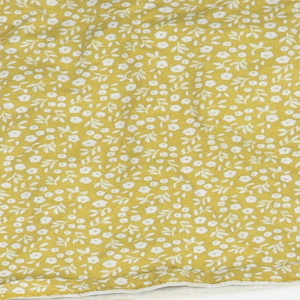 TU Girls Yellow Floral Pyjama Top Size 12-18 Months