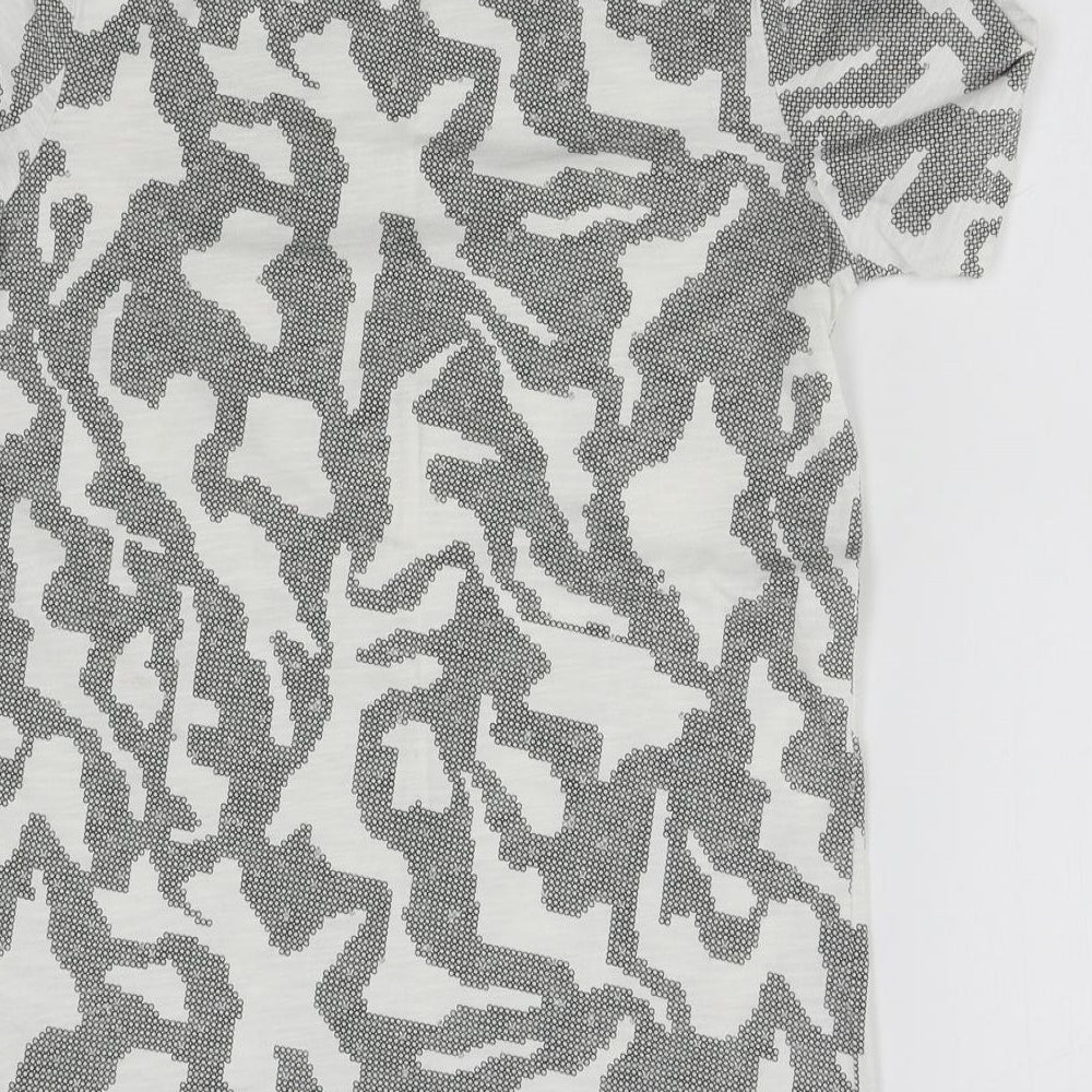 tesco Boys White Basic T-Shirt Size 9-10 Years - XBOX