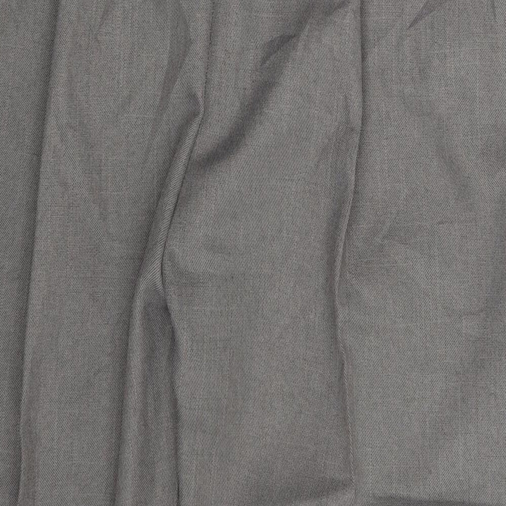 Preworn Womens Grey Dress Pants Trousers One Size L25 in