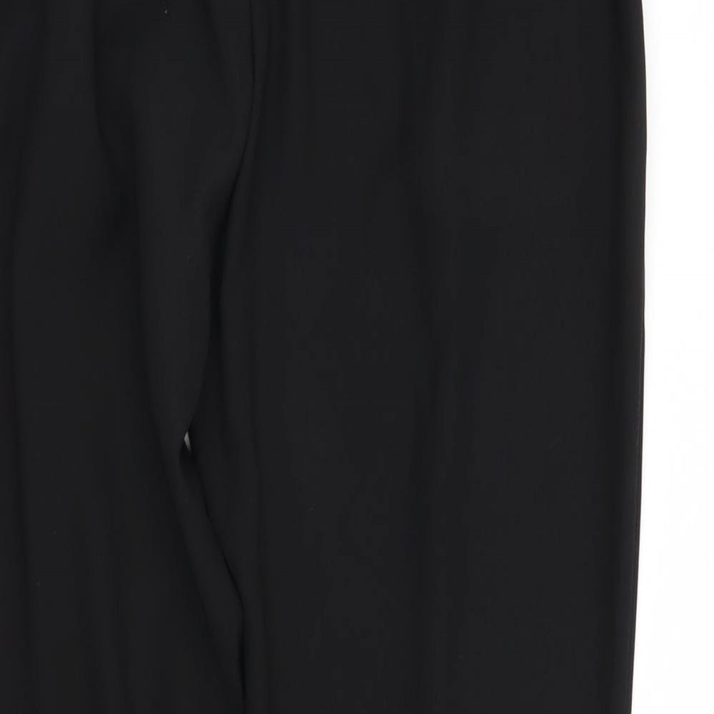 River Island Womens Black Rain Trousers Trousers Size 8 L28 in - Stretch waistband