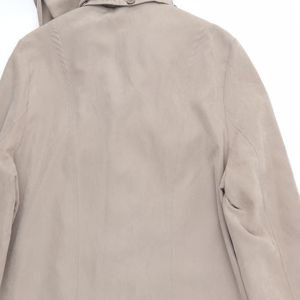 Klassik Womens Beige Jacket Coat Size 10