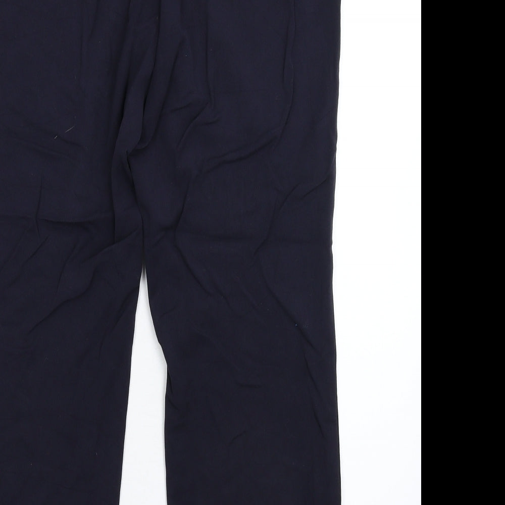 Marks and Spencer Womens Blue Trousers Size 10 L26 in
