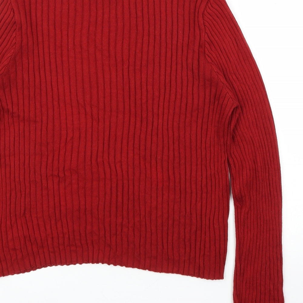 Primark Womens Red Basic Blouse Size L