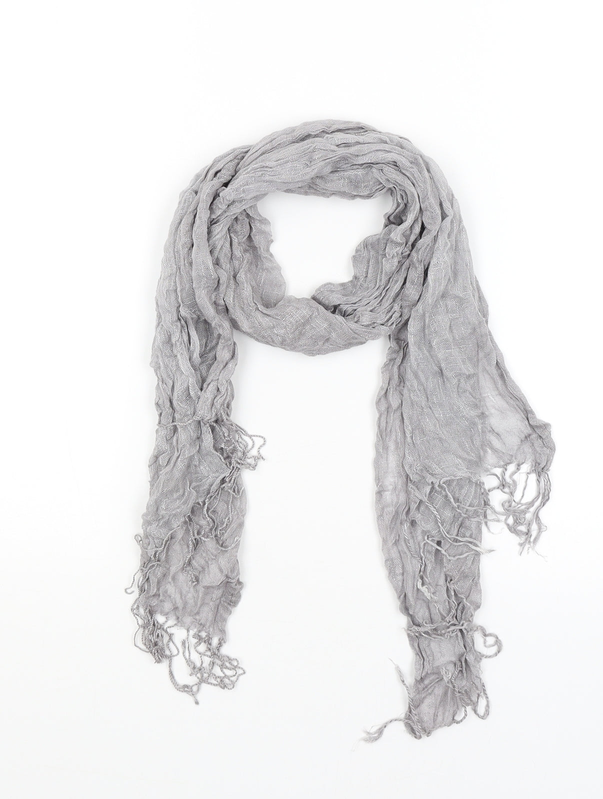 Preworn Womens Grey Scarf