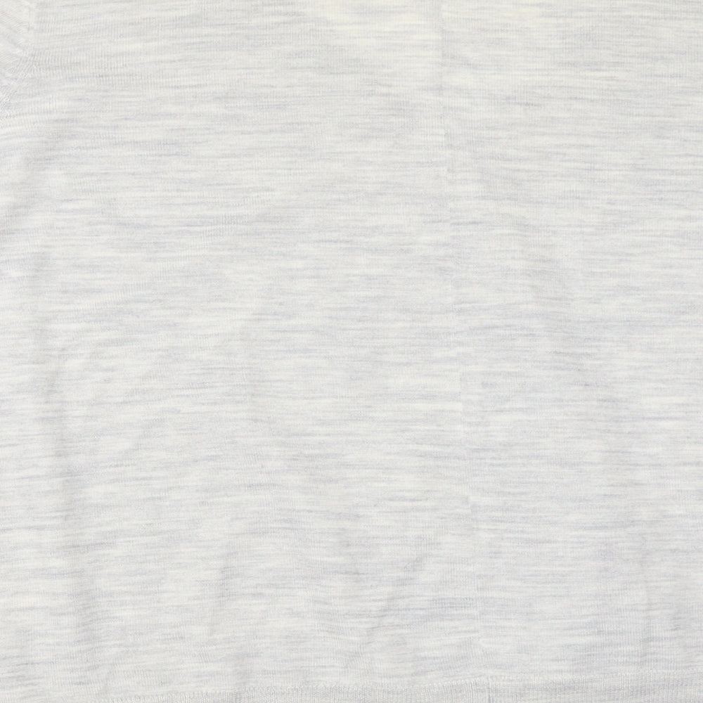 The White Company Womens Grey Cardigan Jumper Size 16