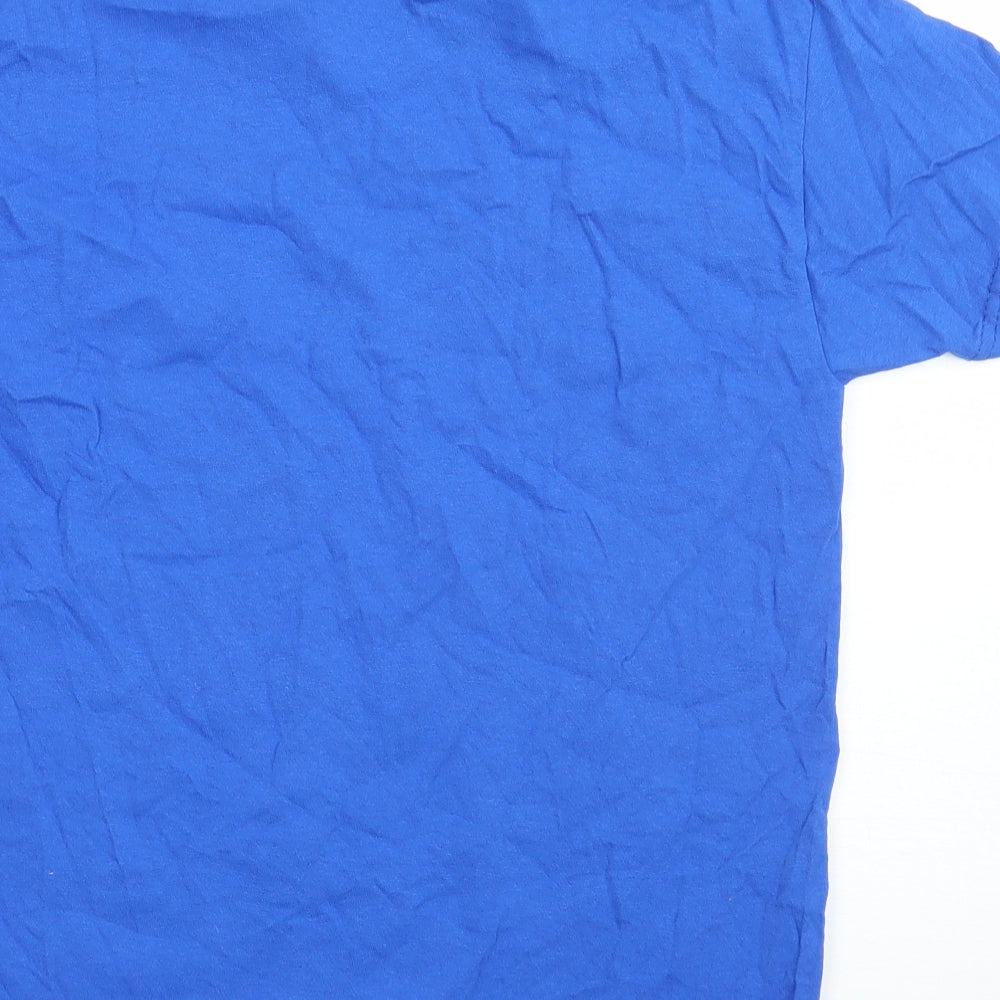 Fruit of the Loom Boys Blue Basic T-Shirt Size 7-8 Years