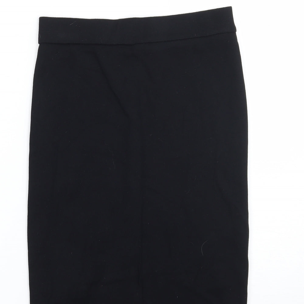 Marks and Spencer Girls Black A-Line Skirt Size 12 Years