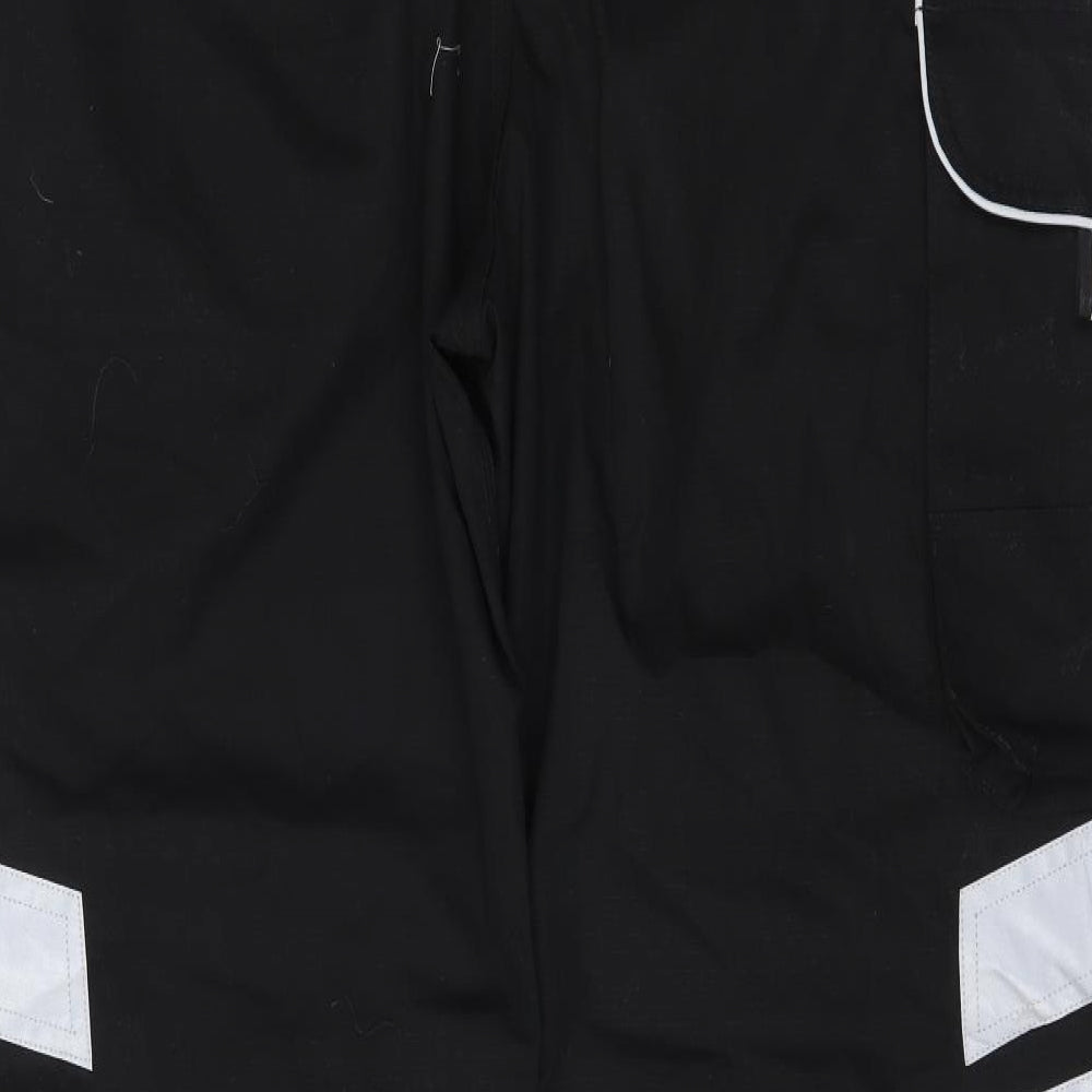 Work Bear Mens Black Trousers Size 40 L32 in - Labour Work