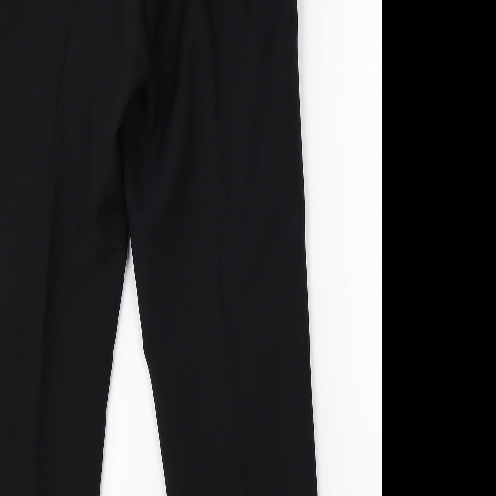 Preworn Womens Black Dress Pants Trousers Size 12 L25 in