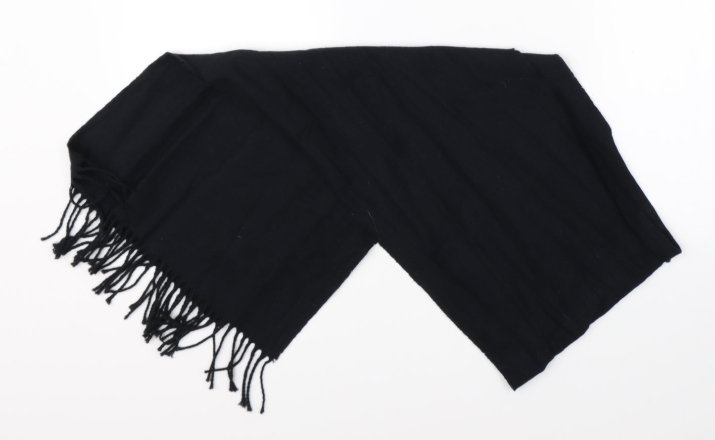 Preworn Unisex Black Scarf
