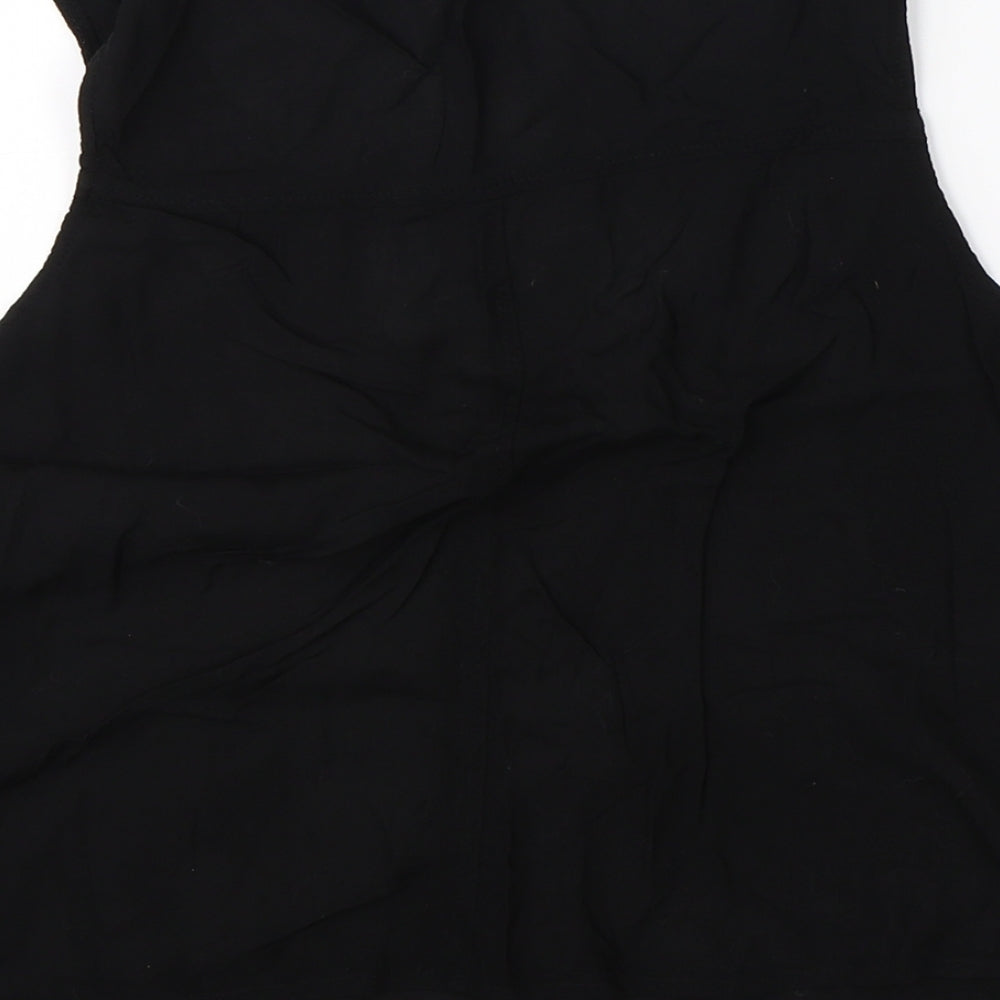 FOREVER 21 Womens Black Basic Blouse Size S