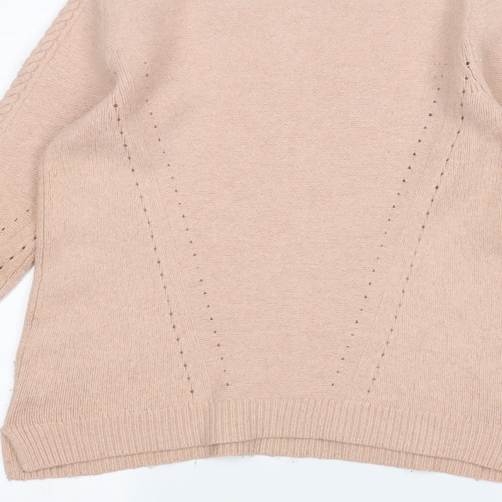 Ken Womens Pink Pullover Jumper Size M