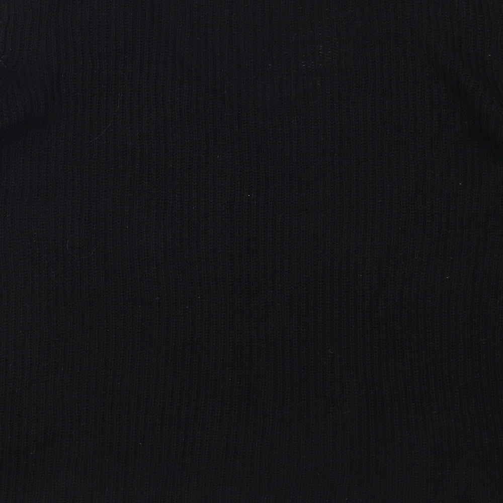 NEXT Womens Black Knit Pullover Jumper Size 14