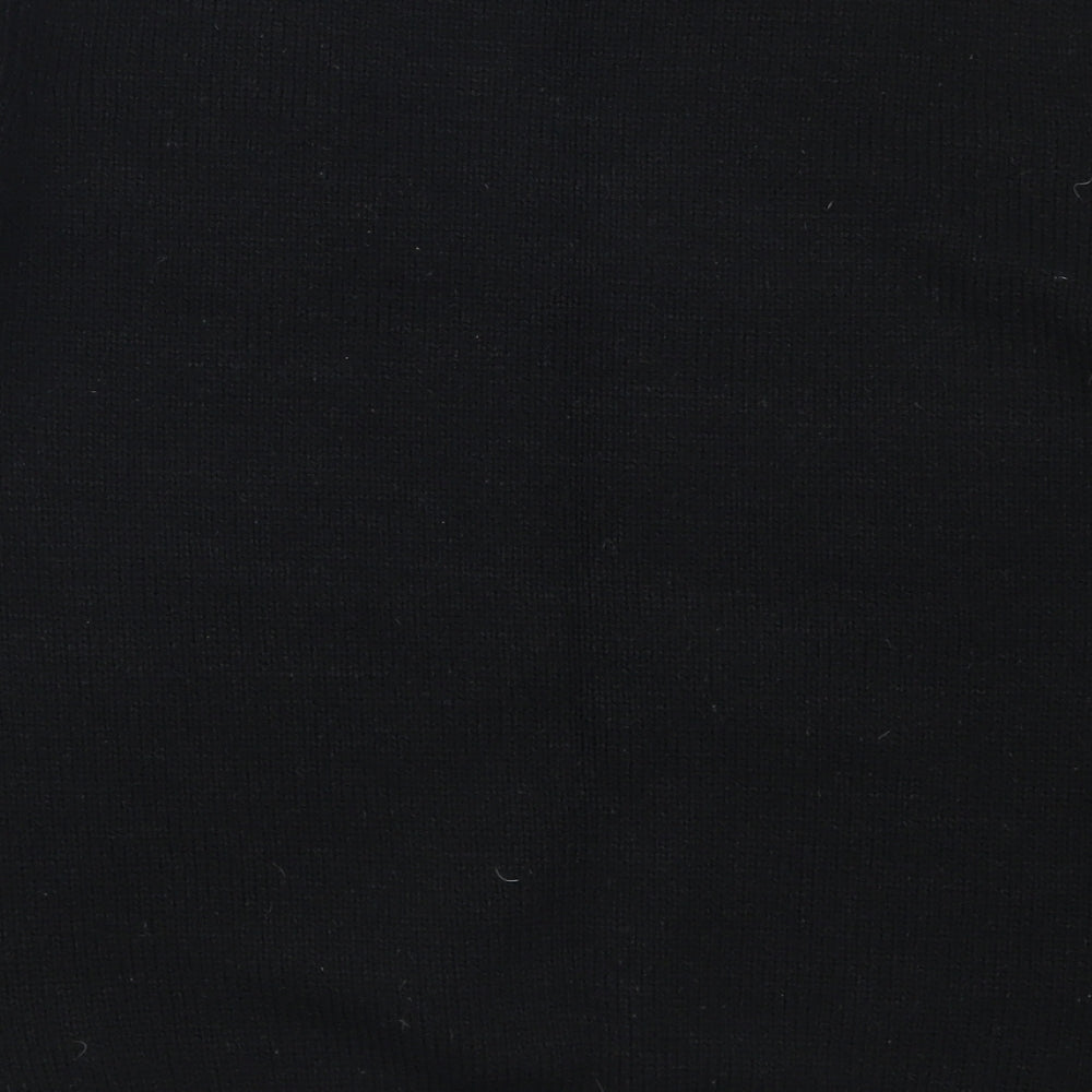 Papaya Womens Black Knit Pullover Jumper Size S - Forever