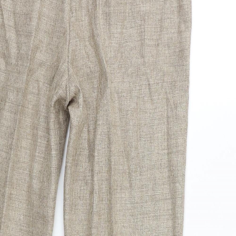 Marks and Spencer Womens Beige Trousers Size 12 L27 in