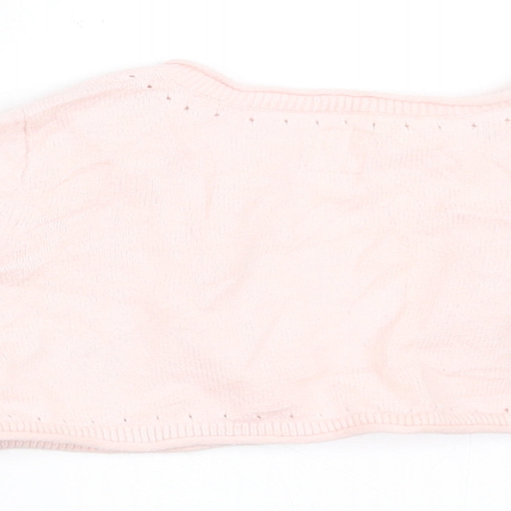 Gap Girls Pink Cardigan Jumper Size 6-9 Months