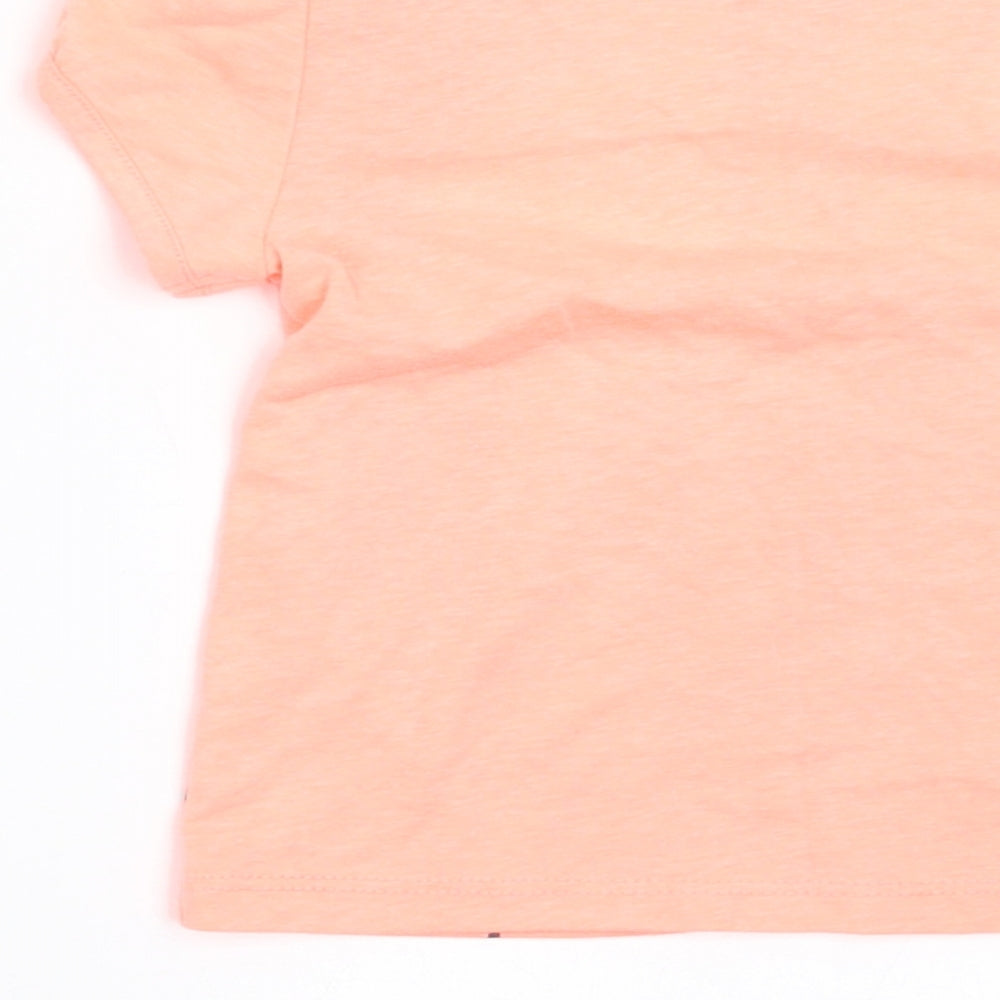 C&A Girls Orange Basic T-Shirt Size 12 Months - MINNIE MOUSE