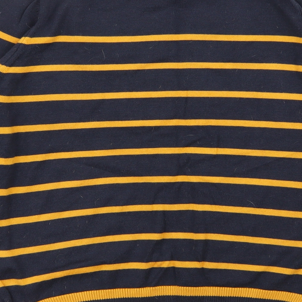 M&S Womens Multicoloured Striped Pullover Jumper Size 12