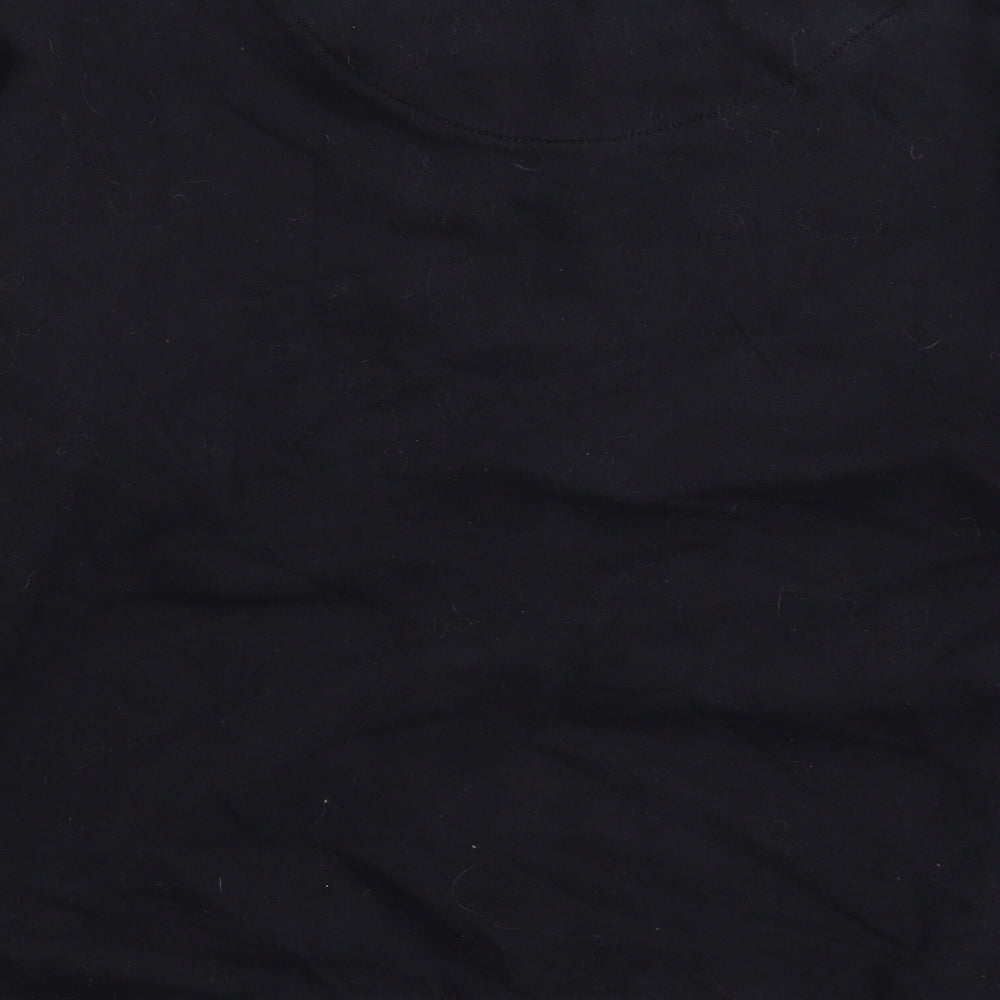 Preworn Womens Black Pullover Sweatshirt Size 20