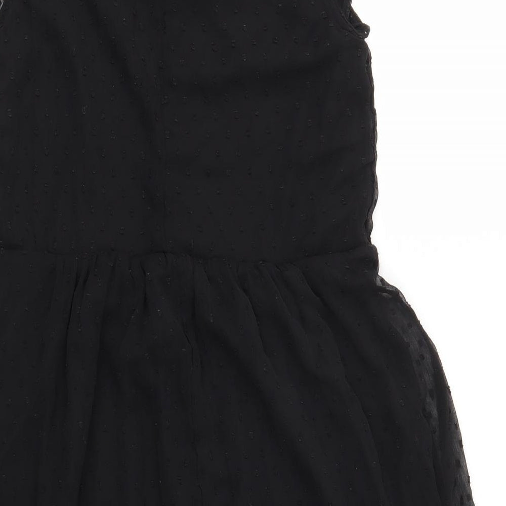 H&M Womens Black Fit & Flare Size 6