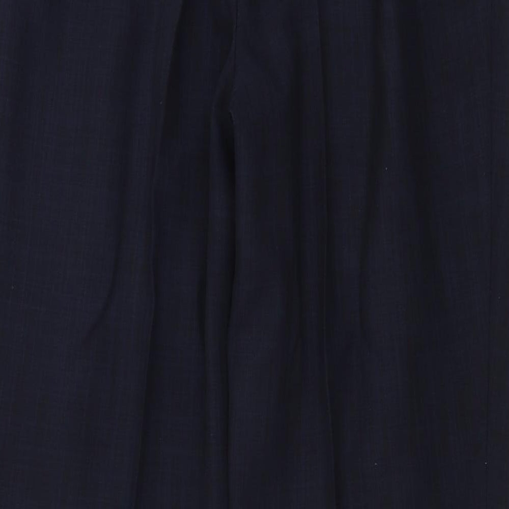 Marks and Spencer Womens Blue Trousers Size 14 L26 in