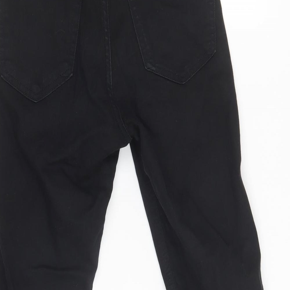 Topshop Womens Black Skinny Jeans Size 28 in L30 in
