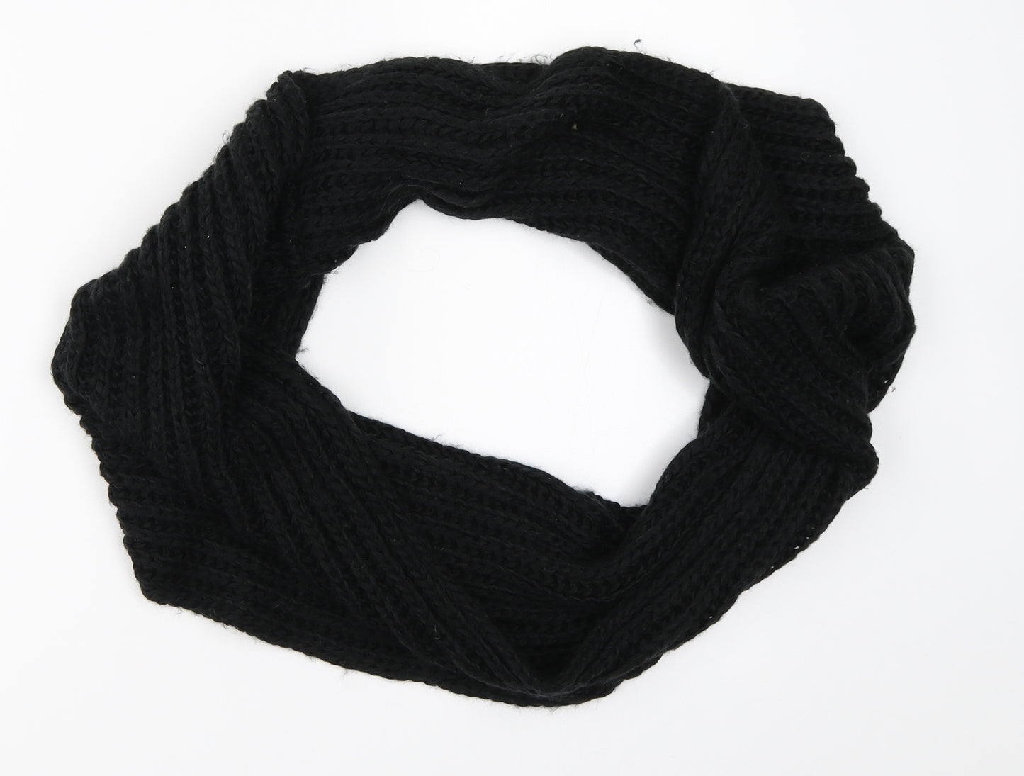 Preworn Womens Black Scarf