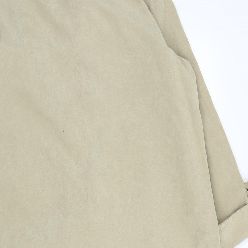 Klassic Womens Beige Overcoat Coat Size 12