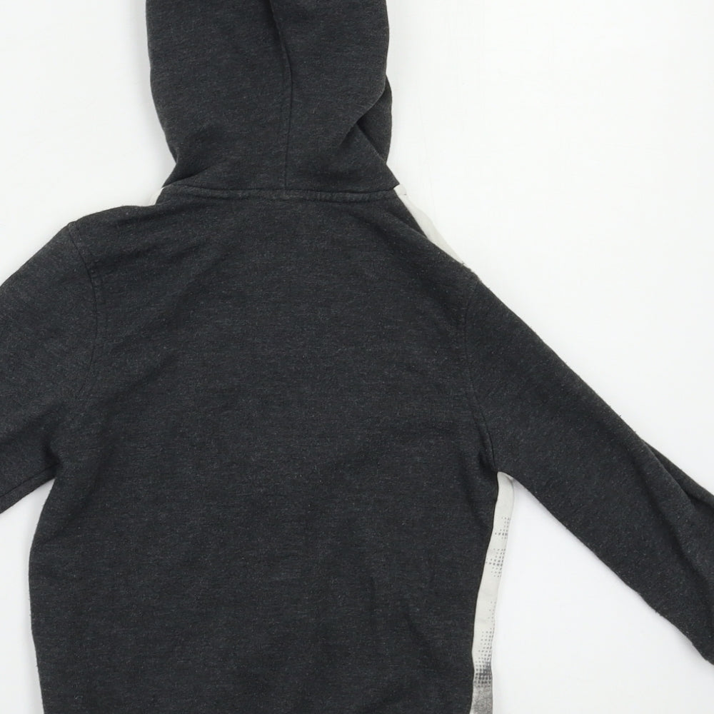 George Boys Grey Full Zip Hoodie Size 3-4 Years - Man of Steel