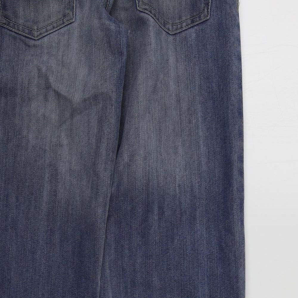 Zeenzo Mens Blue Straight Jeans Size 32 L29 in