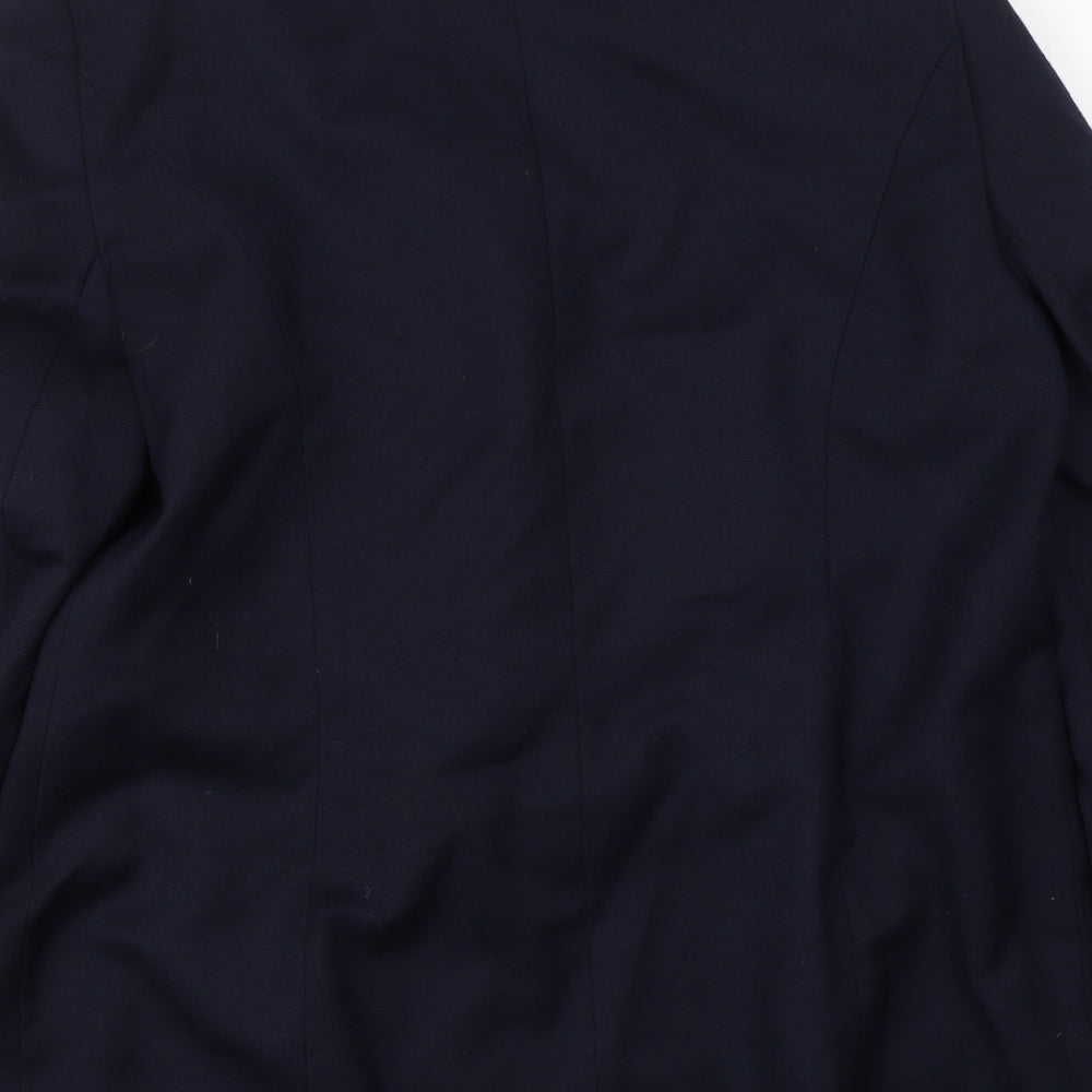 Holmewood Womens Blue Jacket Suit Size 14
