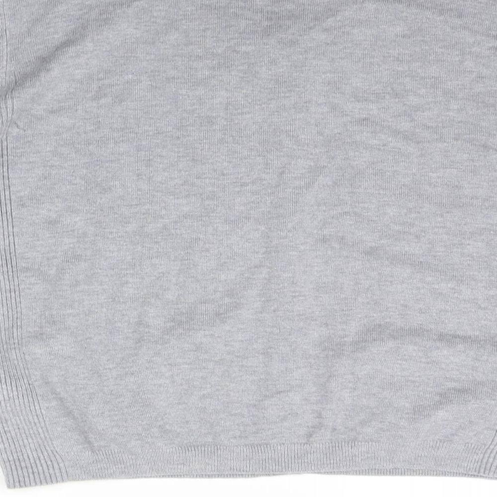 Papaya Womens Grey Cardigan Jumper Size 16