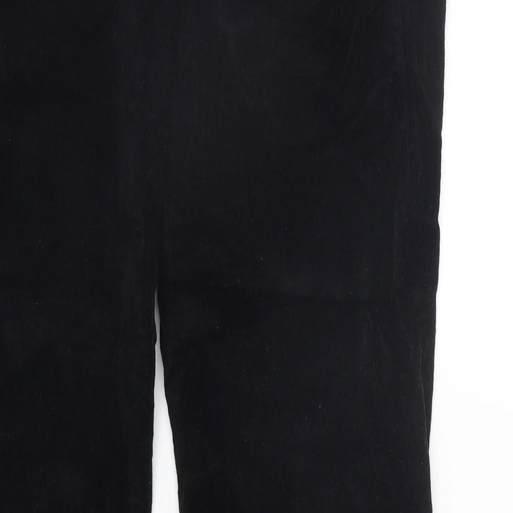 NEXT Womens Black Trousers Size 10 L24 in