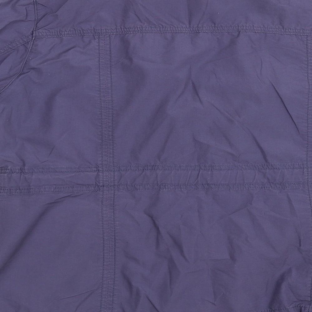 Marks and Spencer Womens Purple Windbreaker Coat Size 14