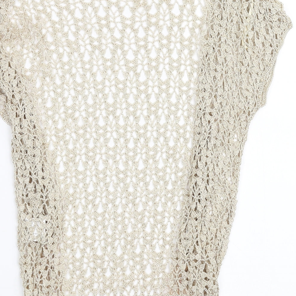 Sky designs Womens Beige Cardigan Jumper Size XS