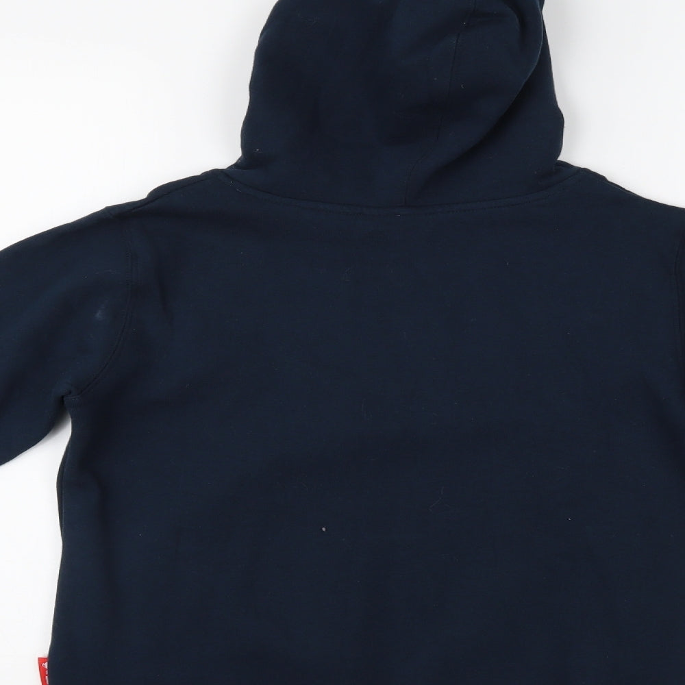 RWC Boys Blue Pullover Hoodie Size 9-10 Years