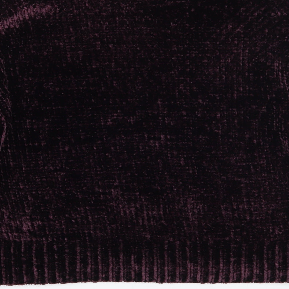 Newlook Womens Purple Pullover Jumper Size S