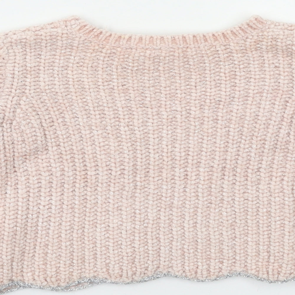F&F Girls Pink Pullover Jumper Size 2 Years