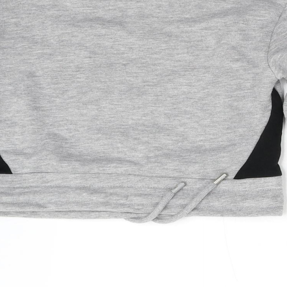 Closure Girls Grey Pullover Sweatshirt Size 8-9 Years