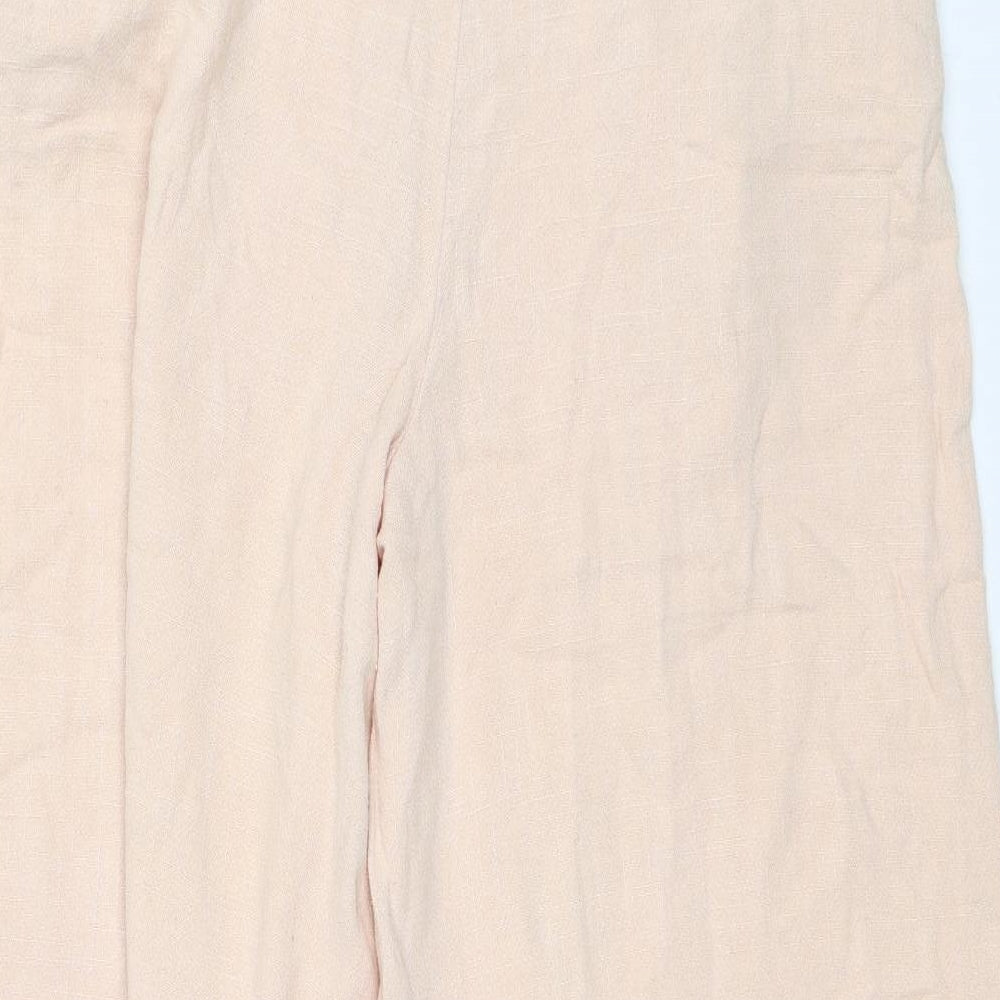 Topshop Womens Pink Trousers Size 12 L22 in