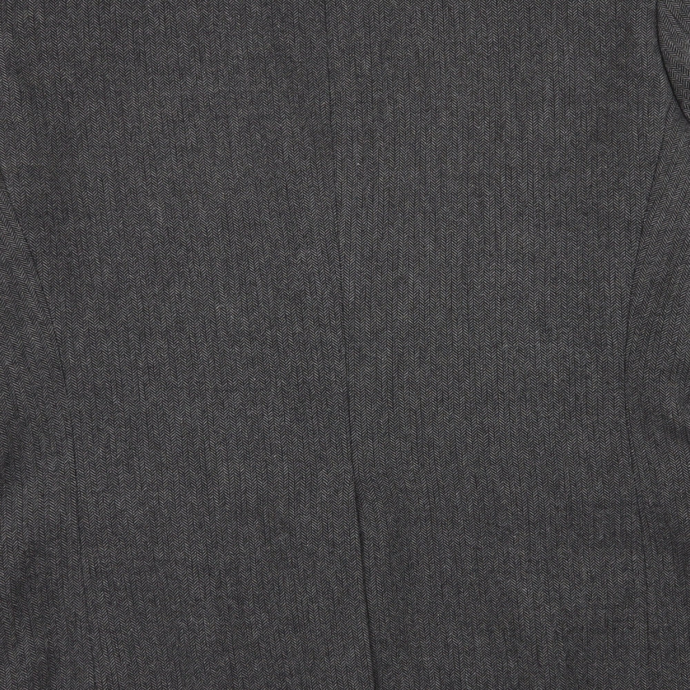 Dunnes Stores Mens Grey Geometric Jacket Blazer Size 42
